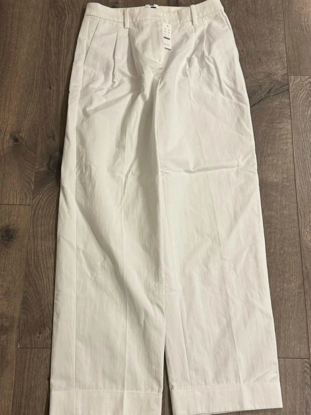 New! J.Crew Wide-leg pleated pant
